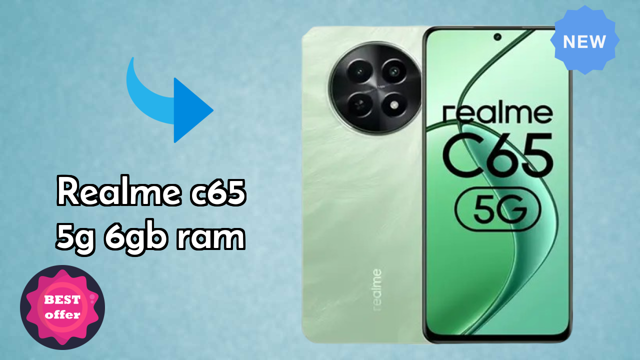 Realme C65 5G 6GB RAM Price: ₹13,990 - Should You Buy It?
