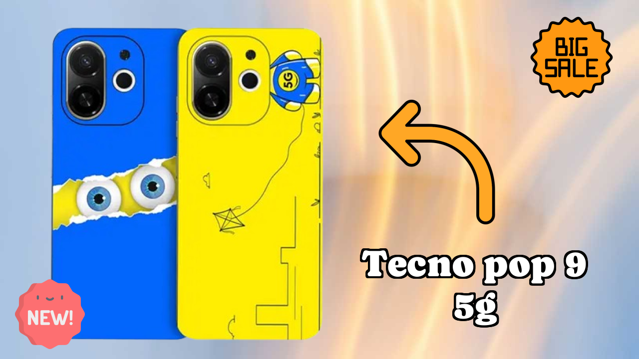 Tecno Pop 9 5G Camera Quality: 8 MP Front Camera Selfie