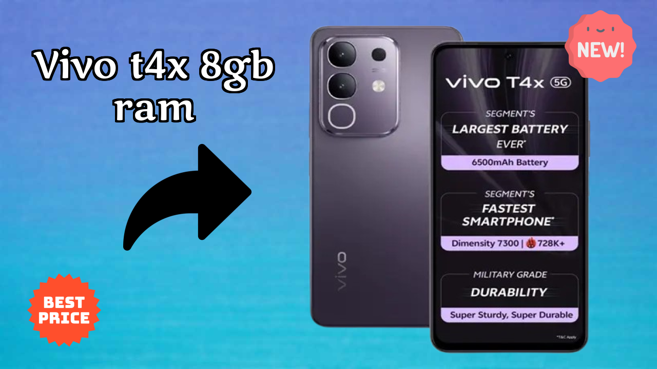 Vivo T4X 8GB RAM Price Analysis: ₹14,499 Value Review